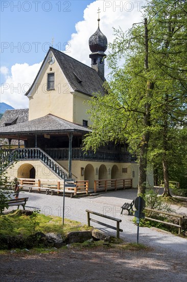 Pilgrimage Church of the Assumption of the Virgin Mary, Birkenstein, Fischbachau. Leitzachtal, Upper Bavaria, Bavaria, Germany, Europe