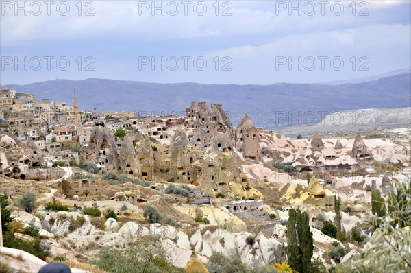 Cappadocia, village, landscape, Turkiye