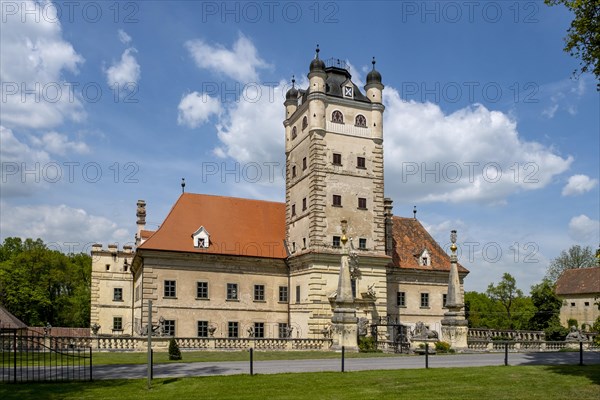 Greillenstein Castle in Roehrenbach, Waldviertel, Lower Austria, Austria, Europe