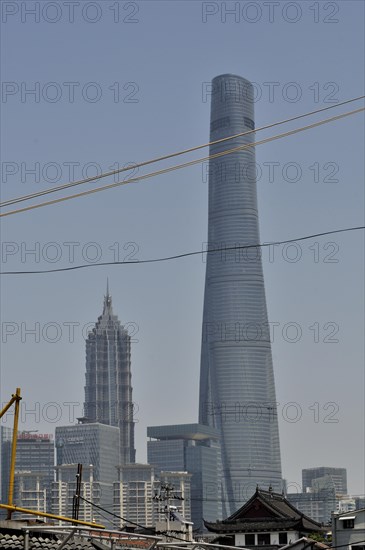 Shanghai city view, skyscraper, china