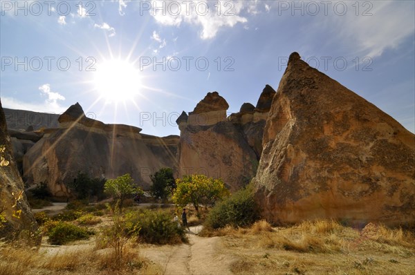 Cappadocia, village, landscape, Turkiye