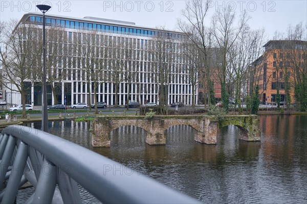 Building in the Mediapark, Cologne, Germany, Europe