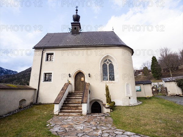 St Anthony's Chapel, late Gothic building, Oberort, municipality of Tragoess, St Katharein, Styria, Austria, Europe