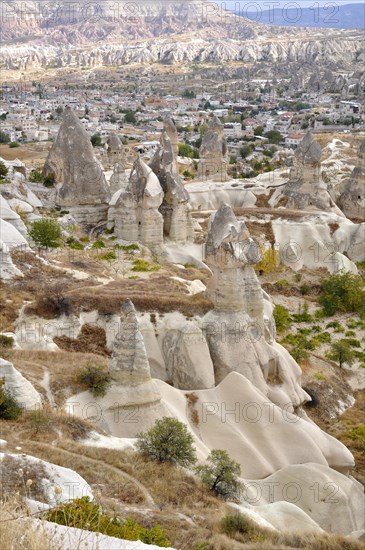 Cappadocia, village, landscape, Turkiye