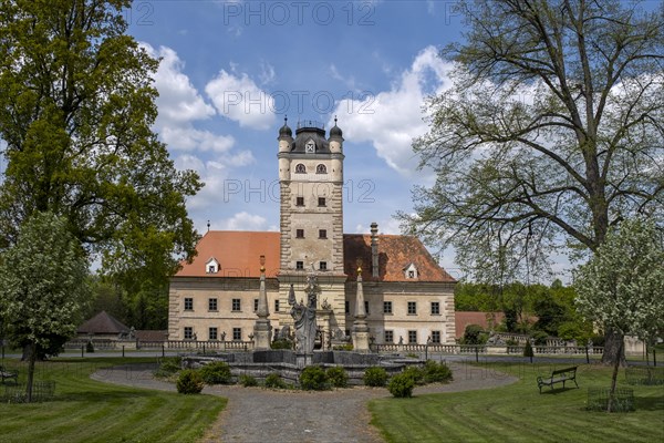 Greillenstein Castle in Roehrenbach, Waldviertel, Lower Austria, Austria, Europe