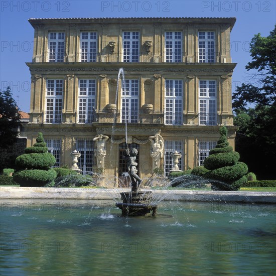 Pavillon de Vendome from 1667, Aix-en-Provence, Provence, France, Europe