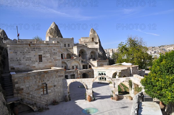 Goreme, Cappadocia, village, landscape, Turkiye