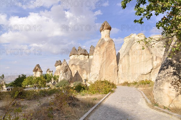 Cappadocia, village, landscape, Turkiye