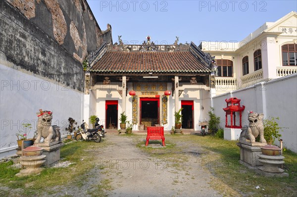 Georgetown city, temple, malaysia