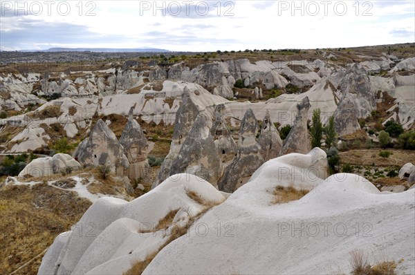 Cappadocia, village, landscape, Turkiye