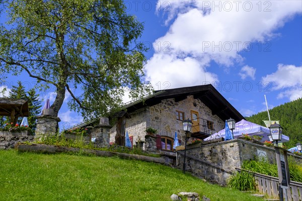 Albert Link Huette, Spitzingsee area, Bavarian Hausberge, Alps, Upper Bavaria, Bavaria, Germany, Europe