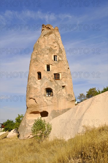 Goreme, Cappadocia, village, landscape, Turkiye