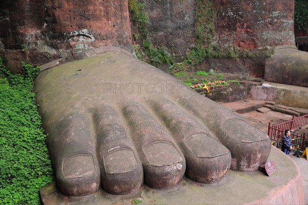 Leshan giant buddha, china