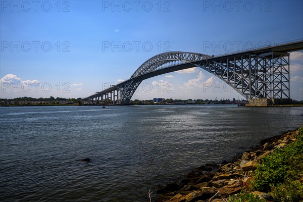 Bayonne Bridge from the Dennis P. Collins Park, Bayonne, NJ, USA, USA, North America