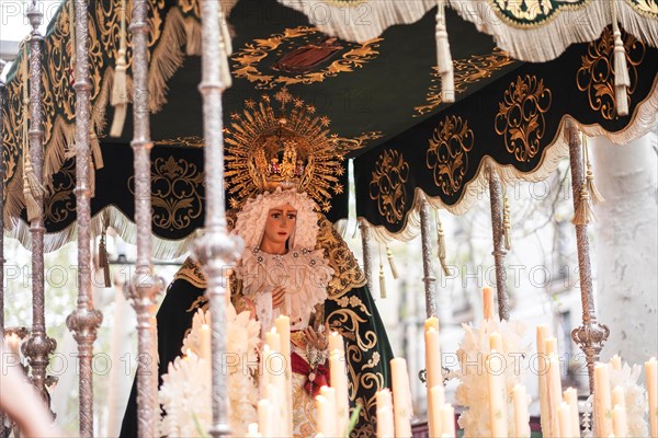 Good Friday procession in Barcelona, Spain, Europe