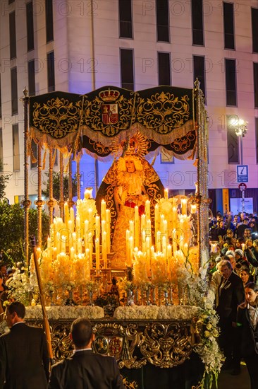 Good Friday procession in Barcelona, Spain, Europe