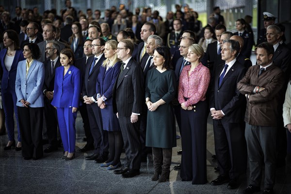 Ceremony to mark the 75th anniversary of the signing of the founding document of the North Atlantic Treaty. Brussels, 04.04.2024. Photographed on behalf of the Federal Foreign Office