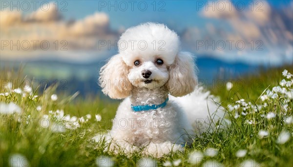 Ai generated, animals, mammals, dog, domestic dogs (Canis lupus familiaris), white, white