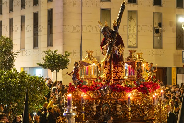 Good Friday procession in Barcelona, Spain, Europe