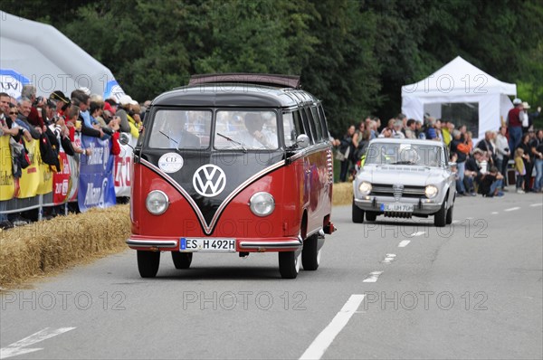 VW Samba Bus, built in 1953, A classic Volkswagen bus at a classic car rally, SOLITUDE REVIVAL 2011, Stuttgart, Baden-Wuerttemberg, Germany, Europe