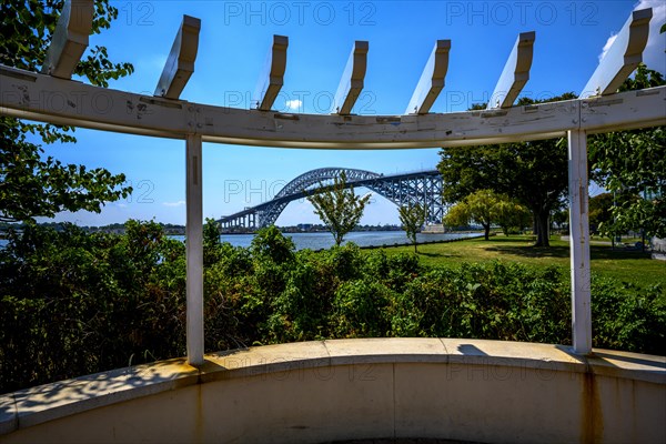 Bayonne Bridge from the Dennis P. Collins Park, Bayonne, NJ, USA, USA, North America