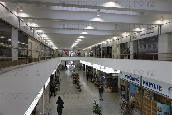 Interior view, Alfa Passage, Brno, Jihomoravsky kraj, Czech Republic, Europe