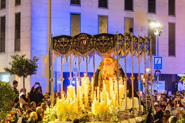 Good Friday procession in Barcelona, Spain, Europe