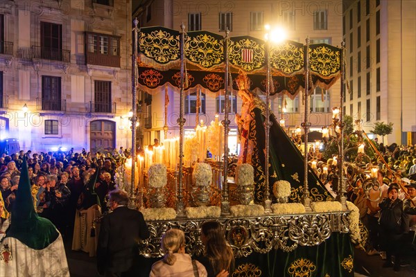 Good Friday procession in Barcelona, Spain, Europe