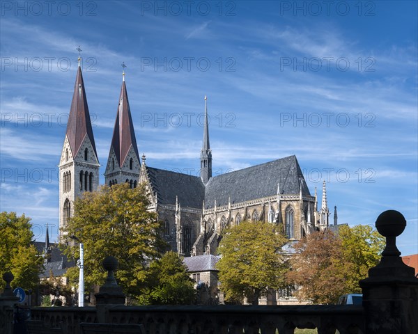 The Gothic Cathedral of St Stephen and St Sixtus, Halberstadt, Saxony-Anhalt, Germany, Europe
