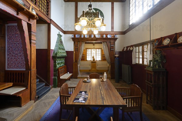 Interior view, hall, Villa Jurkovic, Brno, Jihomoravsky kraj, Czech Republic, Europe