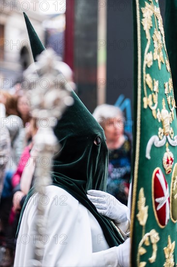 Good Friday procession in Barcelona, Spain, Europe