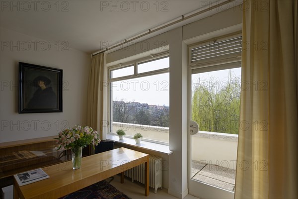 Interior view, master bedroom, Villa Tugendhat (architect Ludwig Mies van der Rohe, UNESCO World Heritage List), Brno, Jihomoravsky kraj, Czech Republic, Europe