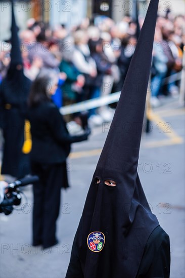 Good Friday procession in Barcelona, Spain, Europe