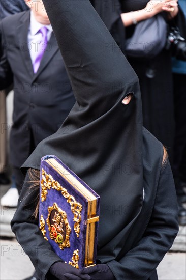 Good Friday procession in Barcelona, Spain, Europe