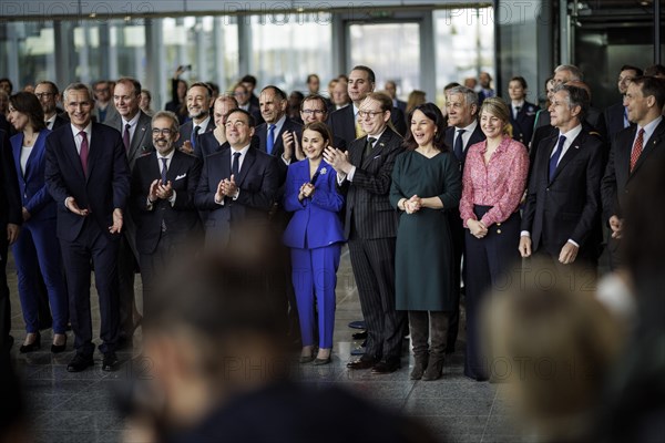 Ceremony to mark the 75th anniversary of the signing of the founding document of the North Atlantic Treaty. Brussels, 04.04.2024. Photographed on behalf of the Federal Foreign Office