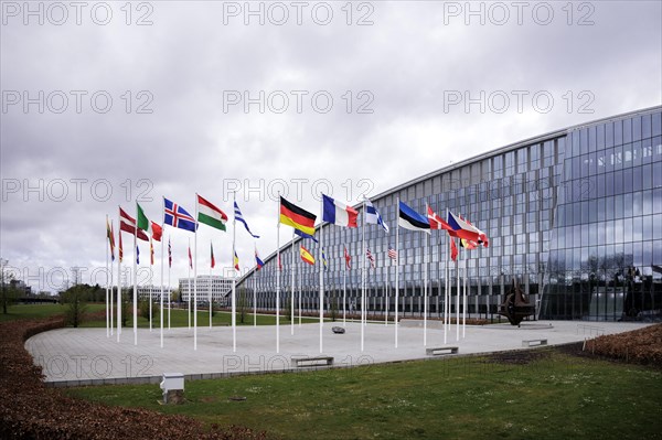 Symbolic image at the meeting of NATO foreign ministers. Brussels, 03.04.2024. Photographed on behalf of the Federal Foreign Office