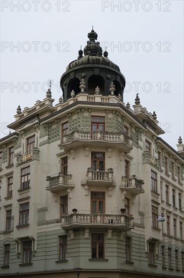 Indian House, corner of Vesela and Zamecnicka, Brno, Brno, Jihomoravsky kraj, Czech Republic, Europe