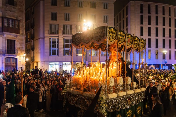 Good Friday procession in Barcelona, Spain, Europe