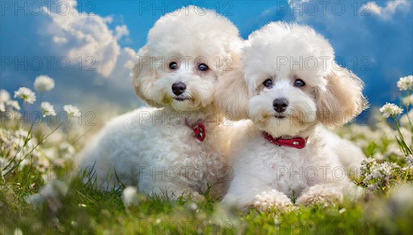 AI generated, animals, mammals, dog, domestic dogs (Canis lupus familiaris), white, white