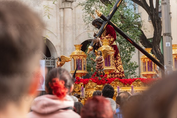 Good Friday procession in Barcelona, Spain, Europe