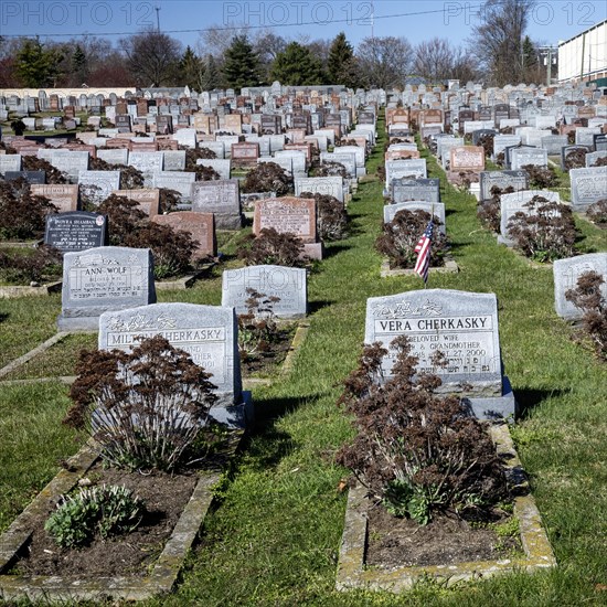 Ferndale, Michigan, Congregation Beth Tefilo Jewish Cemetery in suburban Detroit. It is also known as Nusach H'ari Cemetery