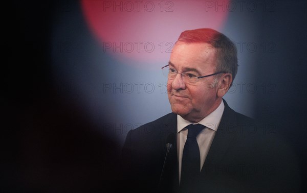 Boris Pistorius, Federal Minister of Defence, at a press conference on the structural reform of the Bundeswehr in Berlin, 4 April 2024