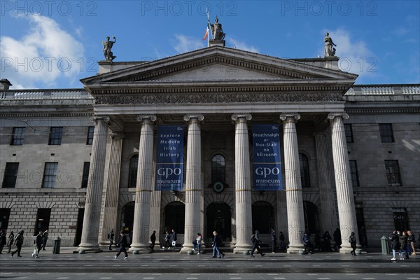 The General Post Office in O'Connell Street, scene of the 1916 Easter Rising. Dublin, Ireland, Europe