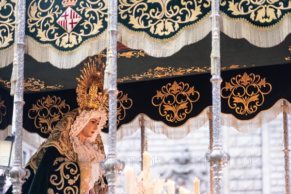 Good Friday procession in Barcelona, Spain, Europe