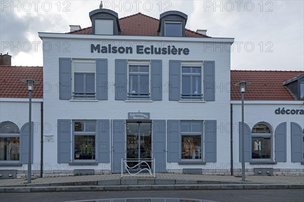 Maison Exclusiere, site of the Dunkirk harbour defence group during the Second World War, Dunkirk, France, Europe
