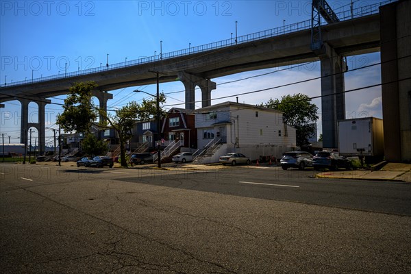 Bayonne Bridge from the Dennis P. Collins Park, Bayonne, NJ, USA, USA, North America