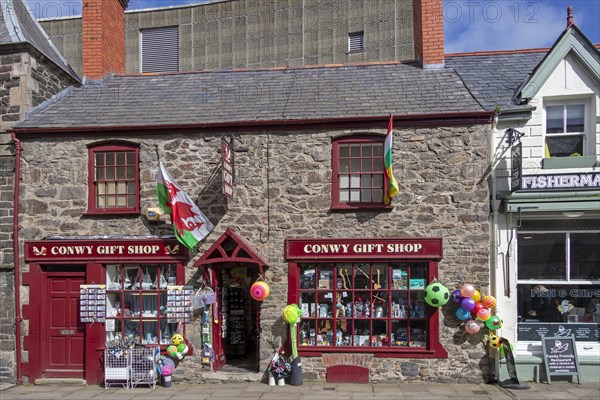 Souvenir shop, Conwy, Wales, Great Britain