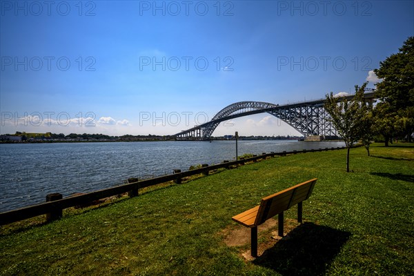 Bayonne Bridge from the Dennis P. Collins Park, Bayonne, NJ, USA, USA, North America