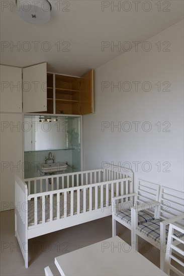 Interior view, children's room, Villa Tugendhat (architect Ludwig Mies van der Rohe, UNESCO World Heritage List), Brno, Jihomoravsky kraj, Czech Republic, Europe