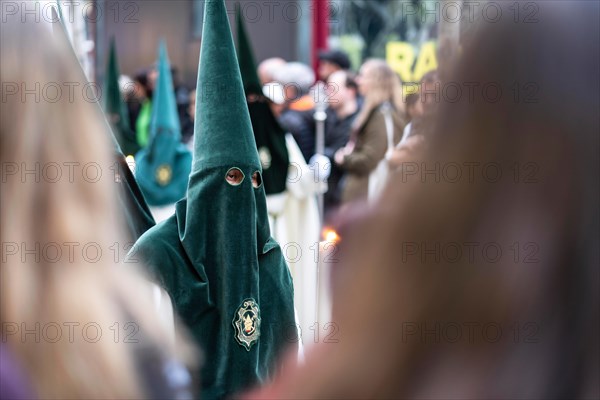 Good Friday procession in Barcelona, Spain, Europe